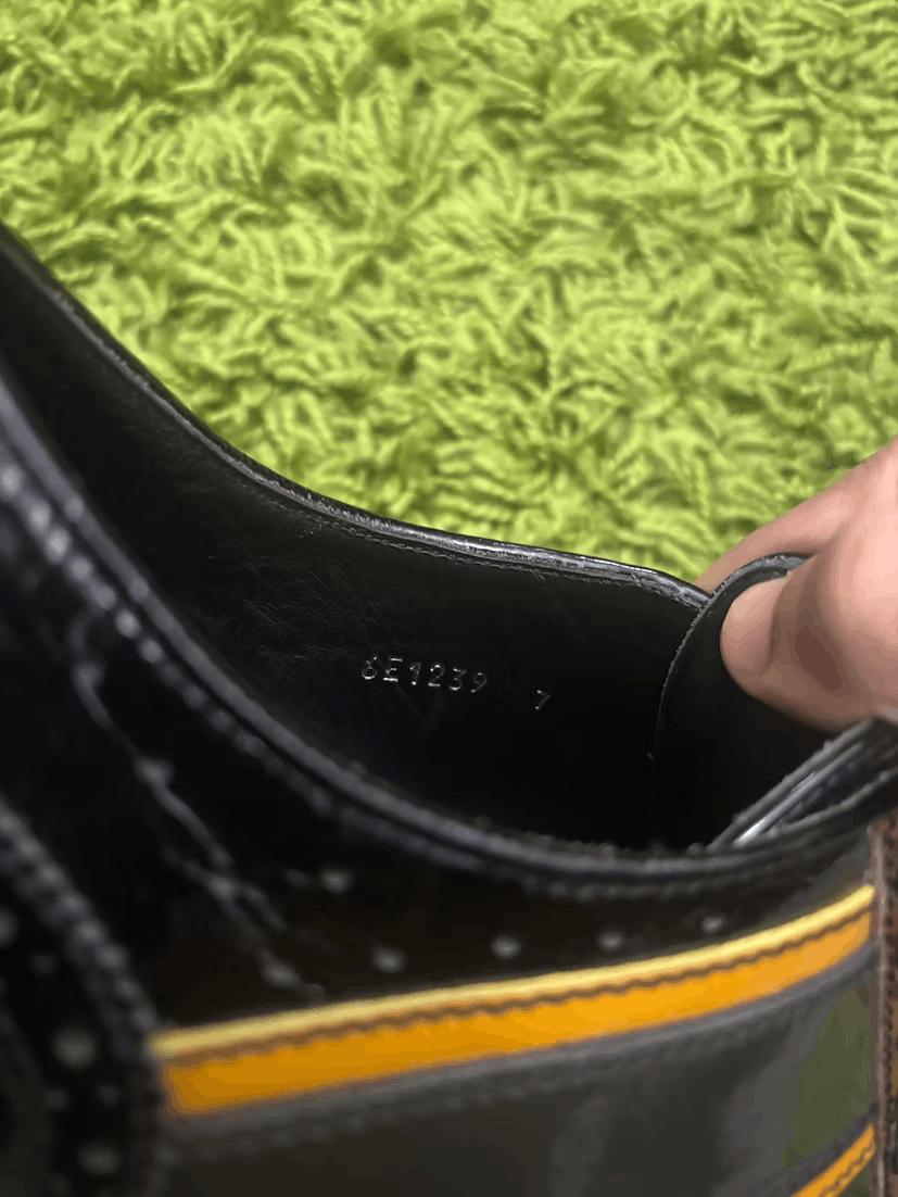 Miu Miu Mid-2000s Low-Cut Brogue Sneakers Size US 9 / EU 42 - 9 Thumbnail