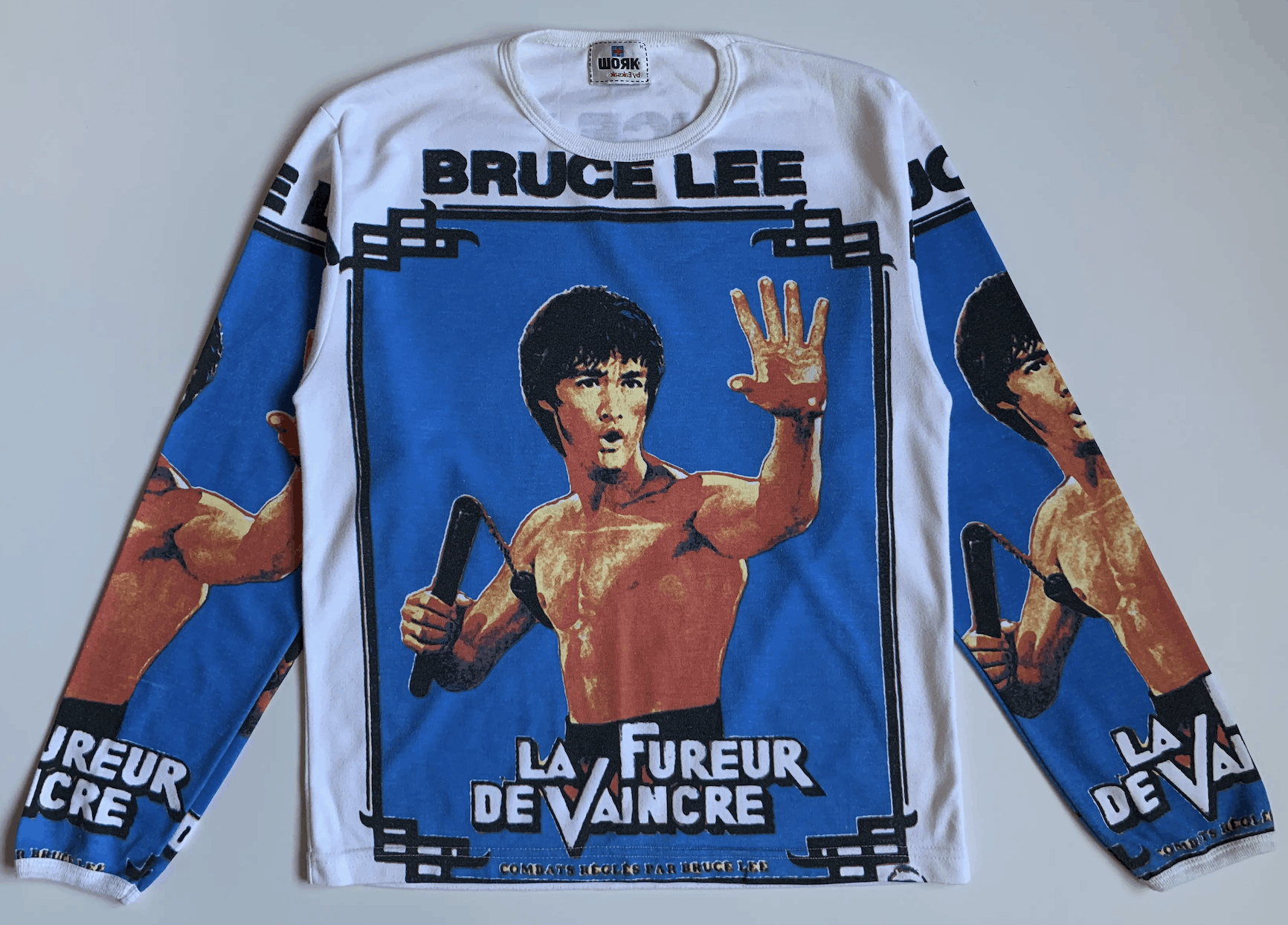 Other × Vintage Vintage Bruce Lee Long Sleeve T-shirt Size US M / EU 48-50 / 2 - 1 Thumbnail