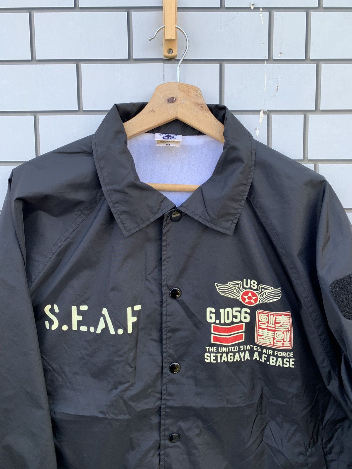 Vintage Vintage USAF SETAGAYA A. F. BASE WINDBREAKER BY TOKORO G. Size US M / EU 48-50 / 2 - 3 Thumbnail