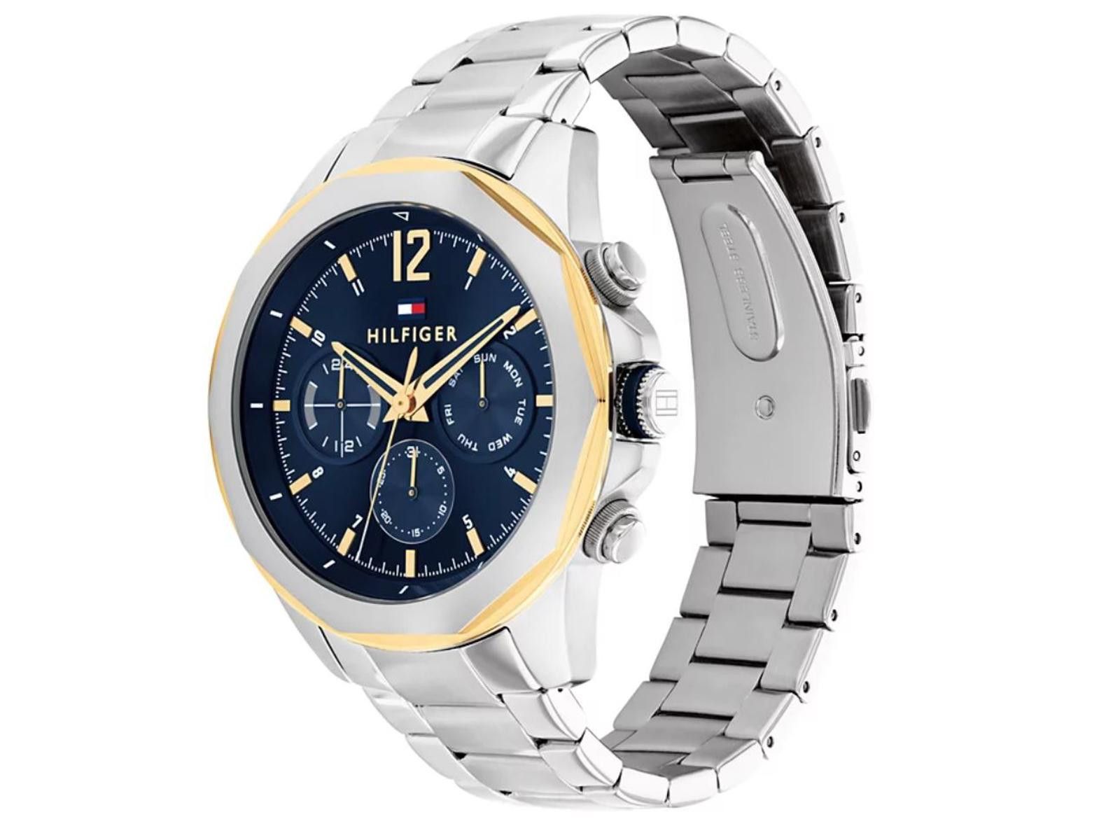 Tommy Hilfiger Men'sMultifunction SilverTone Stainless Steel
