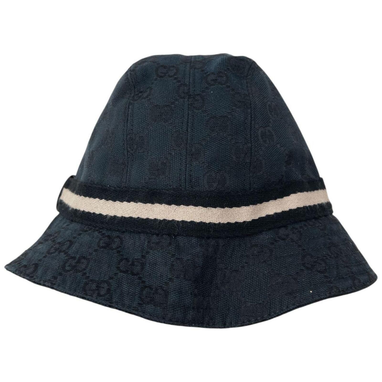 Gucci Vintage 2000s Gucci Monogram Bucket Hat Size XS Size ONE SIZE - 8 Thumbnail
