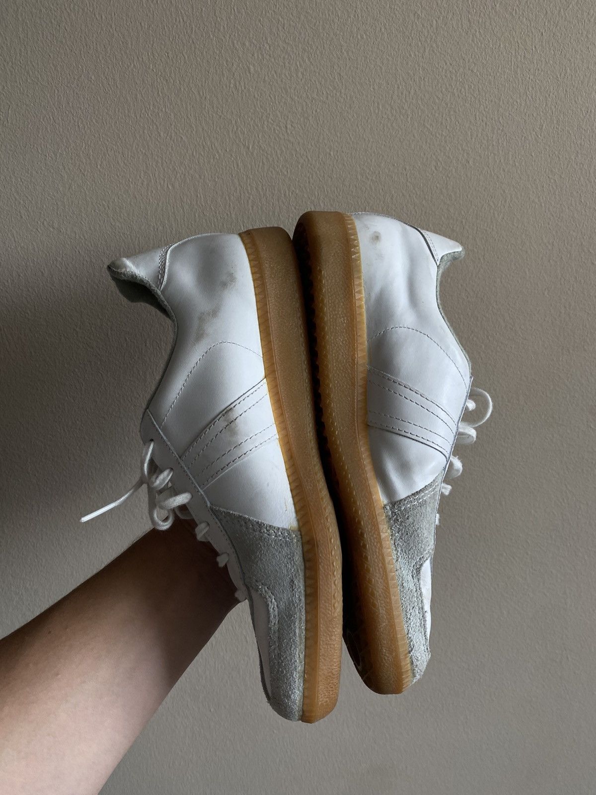 Vintage Vintage BW Sport Army Leather Sneakers Size US 10.5 / IT 40.5 - 3 Thumbnail