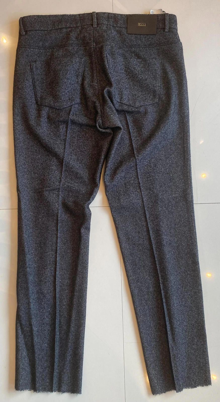 Hugo Boss Hugo Boss Cotton Wool Dark Gray Dress Pants Size US 33 - 2 Thumbnail