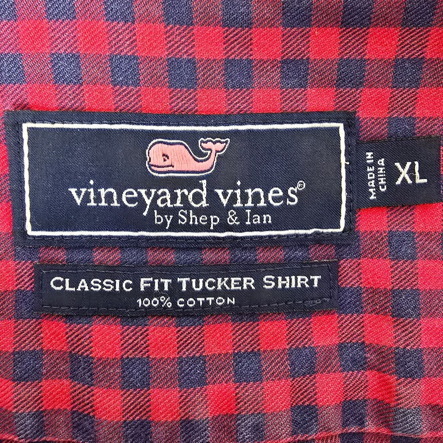 Vineyard Vines Vineyard Vines Bentley Gingham Check Tucker Shirt Classic XL Size US XL / EU 56 / 4 - 10 Thumbnail