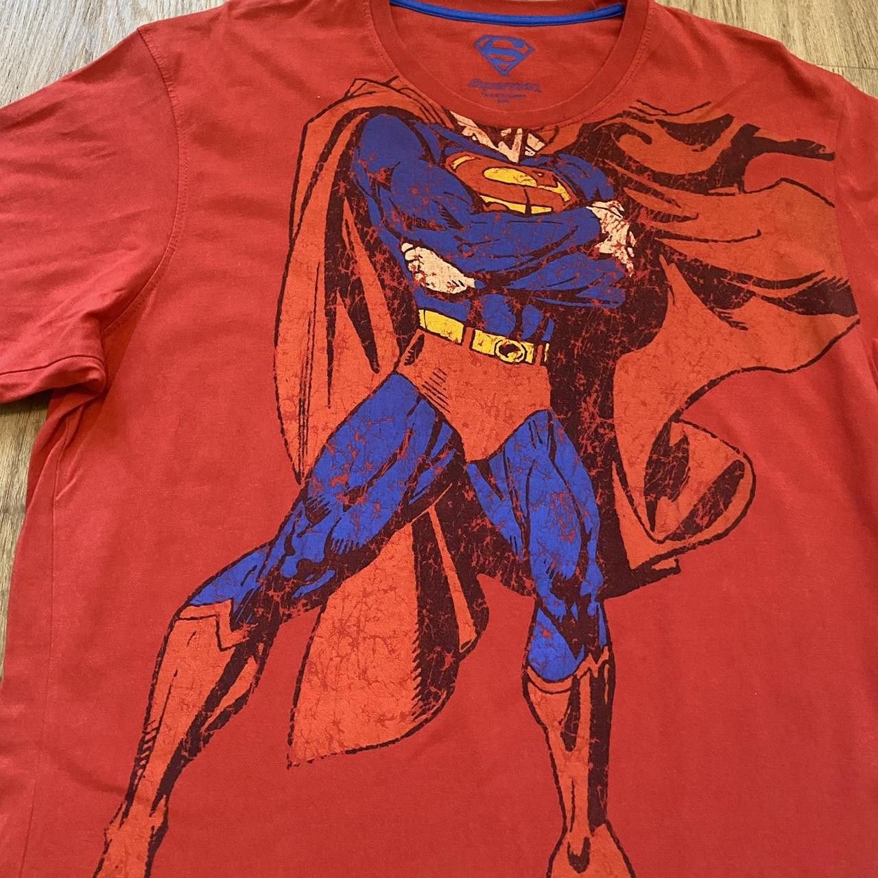 DC Comics Red Superman cotton t-shirt #superman Size US XL / EU 56 / 4 - 3 Thumbnail