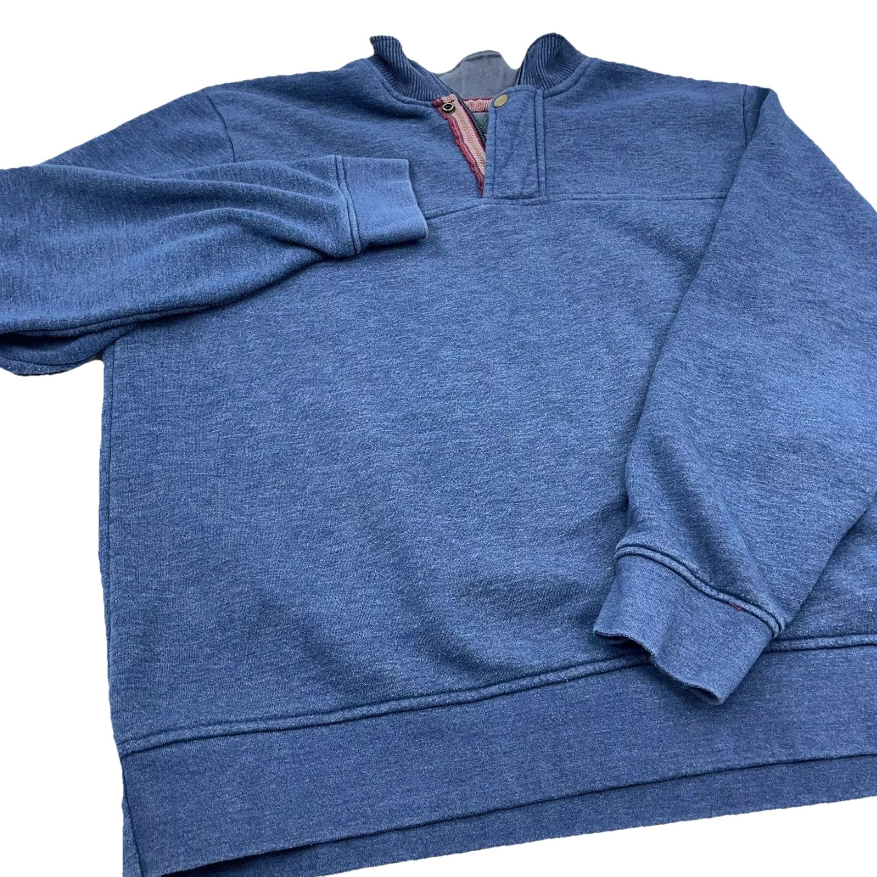Orvis Orvis Sweater Men XL Blue Pullover 1/4 Zip Knit Crewneck Zipper Embroidered Logo Classic Preppy American Modern Size US XL / EU 56 / 4 - 3 Thumbnail
