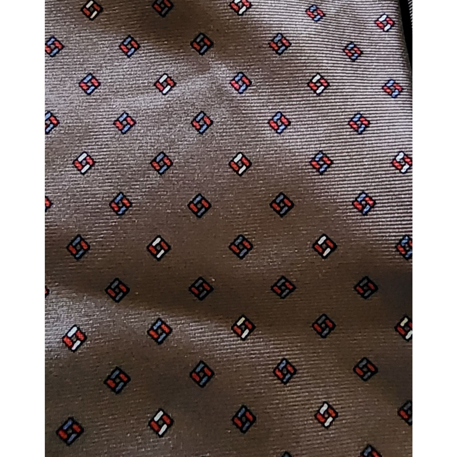 Christian Dior Monsieur Christian Dior Beige Satin Men's Tie Size ONE SIZE - 4 Thumbnail