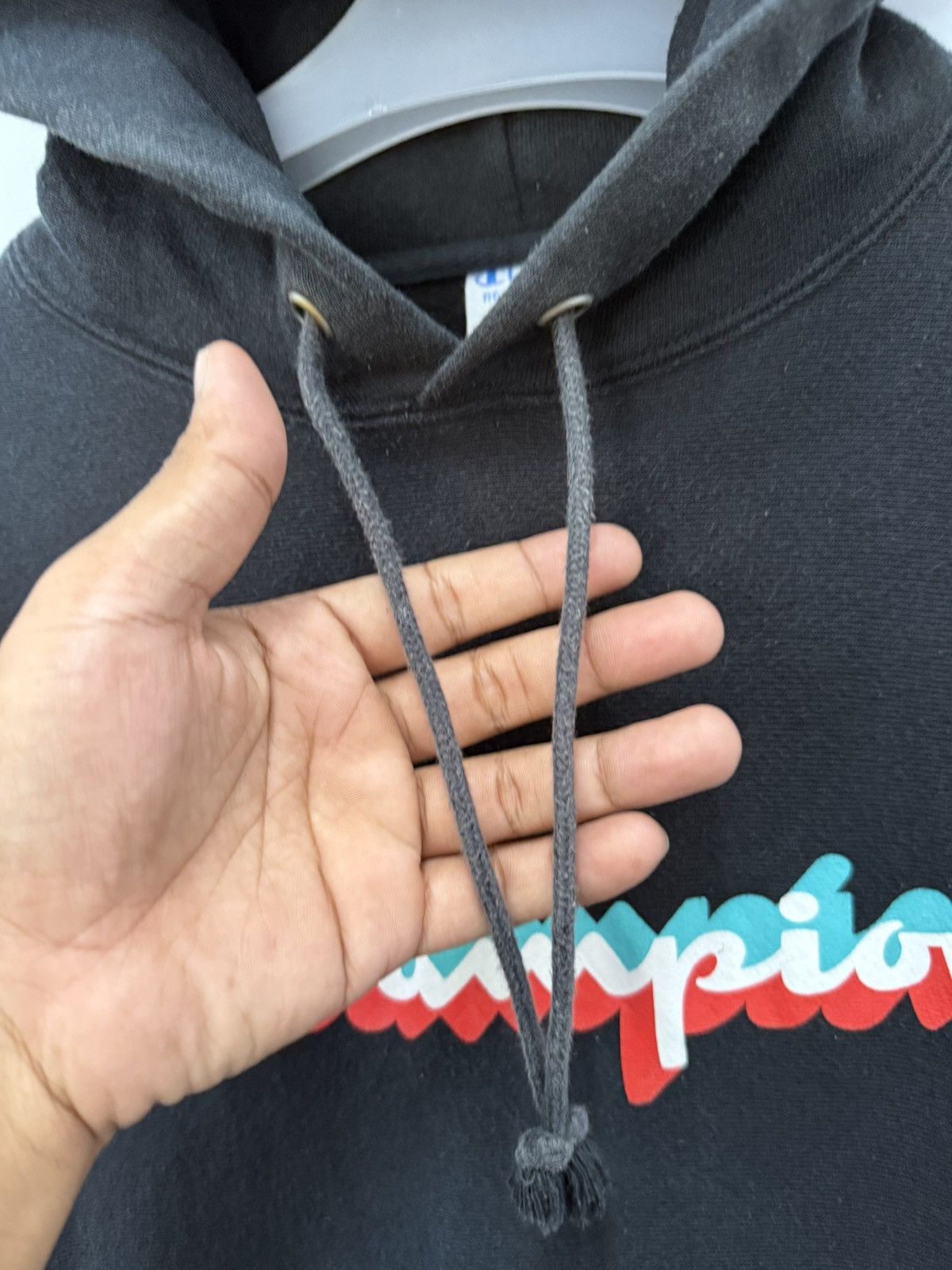 Champion 🔥 Champion Reverse Weave Multicolor Motion Logo Hoodie - S Size US S / EU 44-46 / 1 - 5 Thumbnail