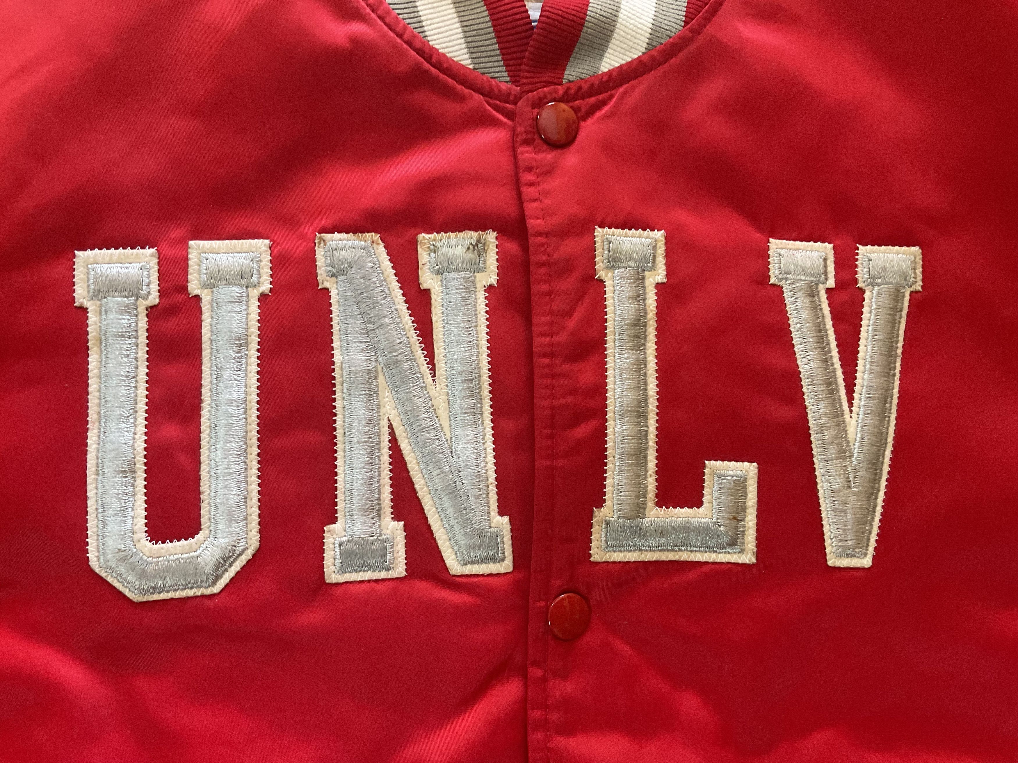 Starter Vintage 90s University Las Vegas UNLV Rebels Bomber Jacket Size US XL / EU 56 / 4 - 5 Thumbnail