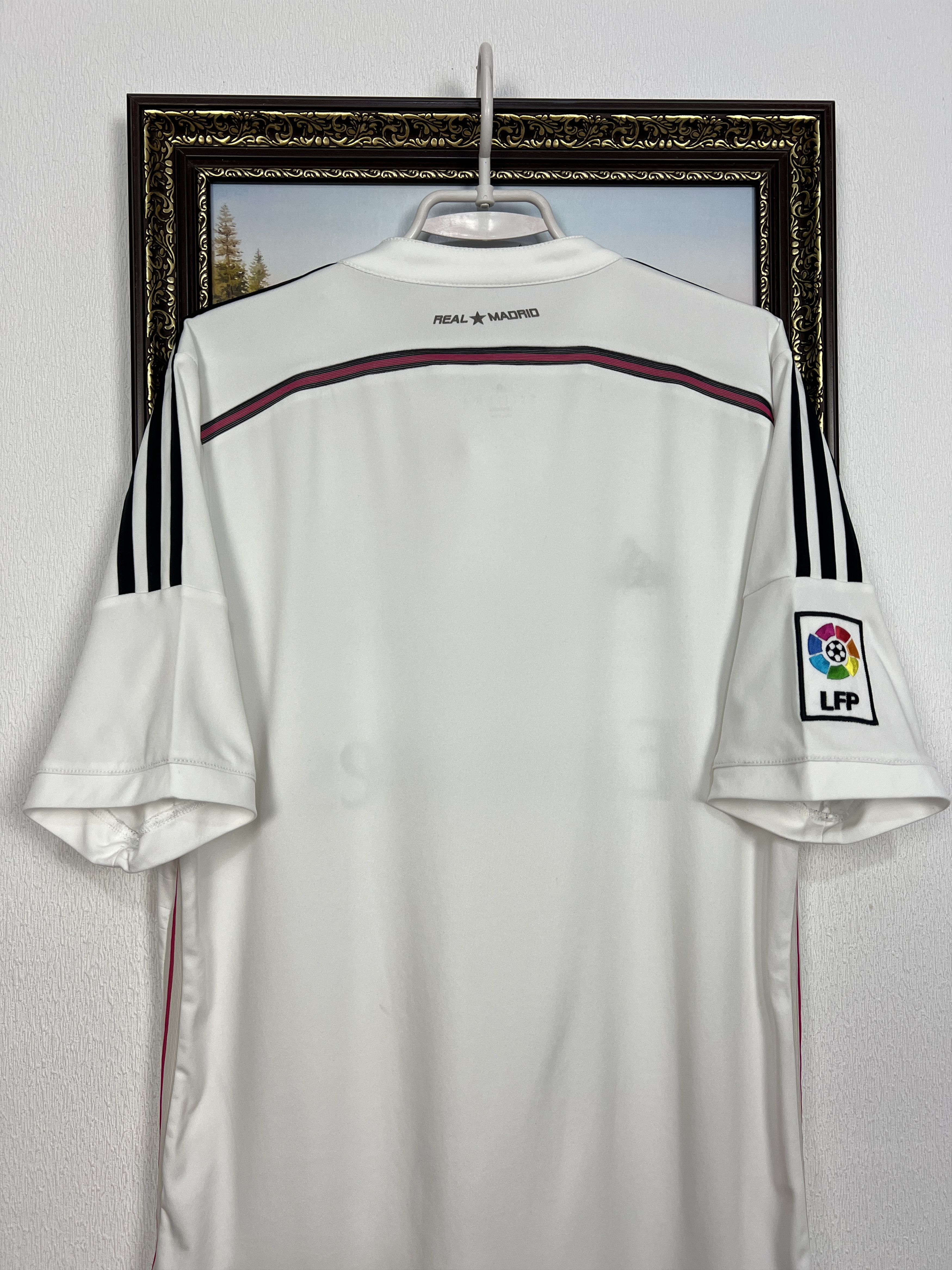 Adidas Real Madrid Home football shirt 2014 Soccer Jersey Trikot Size US L / EU 52-54 / 3 - 10 Thumbnail