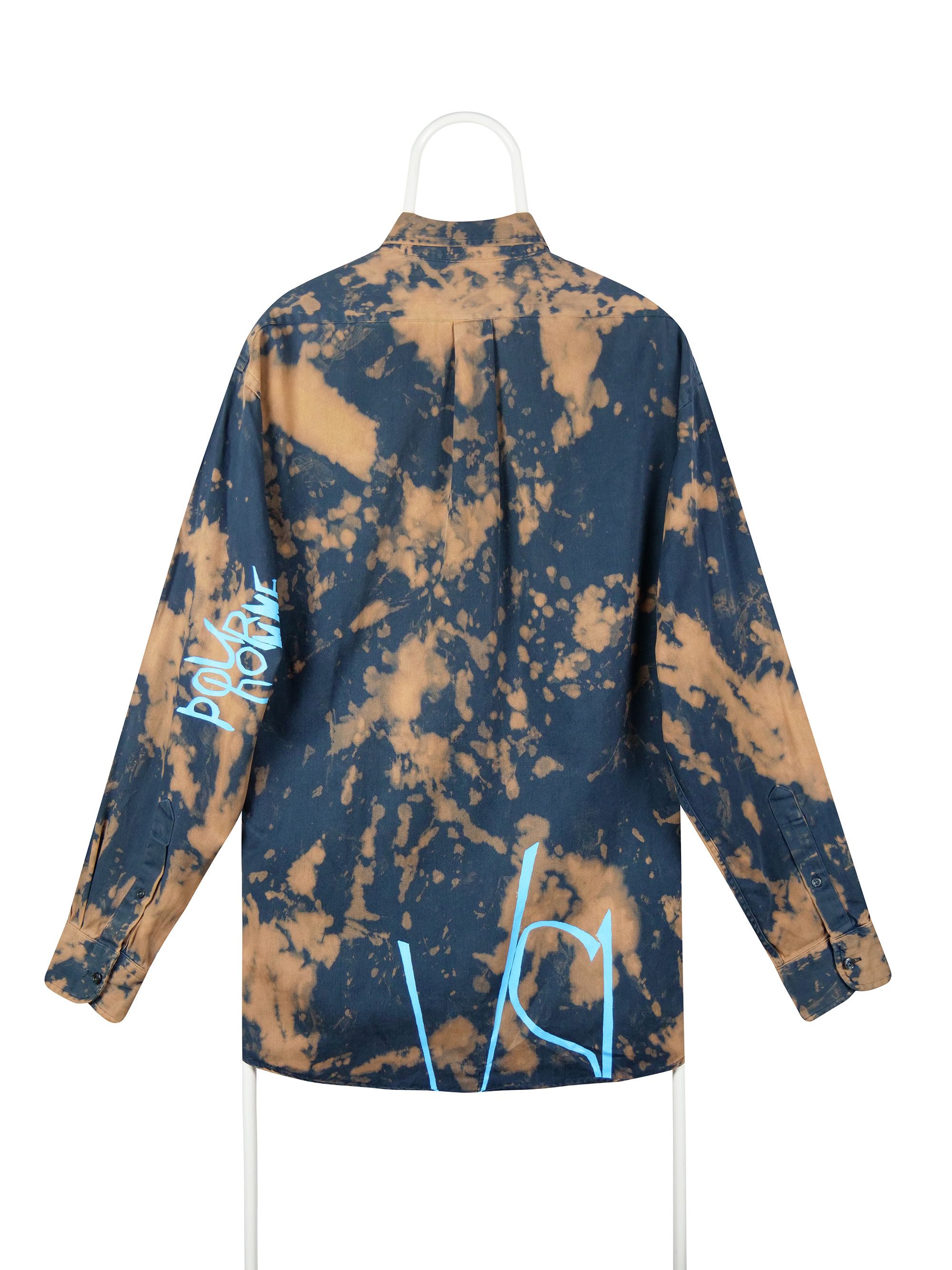 Yves Saint Laurent Yves Saint Laurent tie dye custom shirt Size US M / EU 48-50 / 2 - 2 Thumbnail