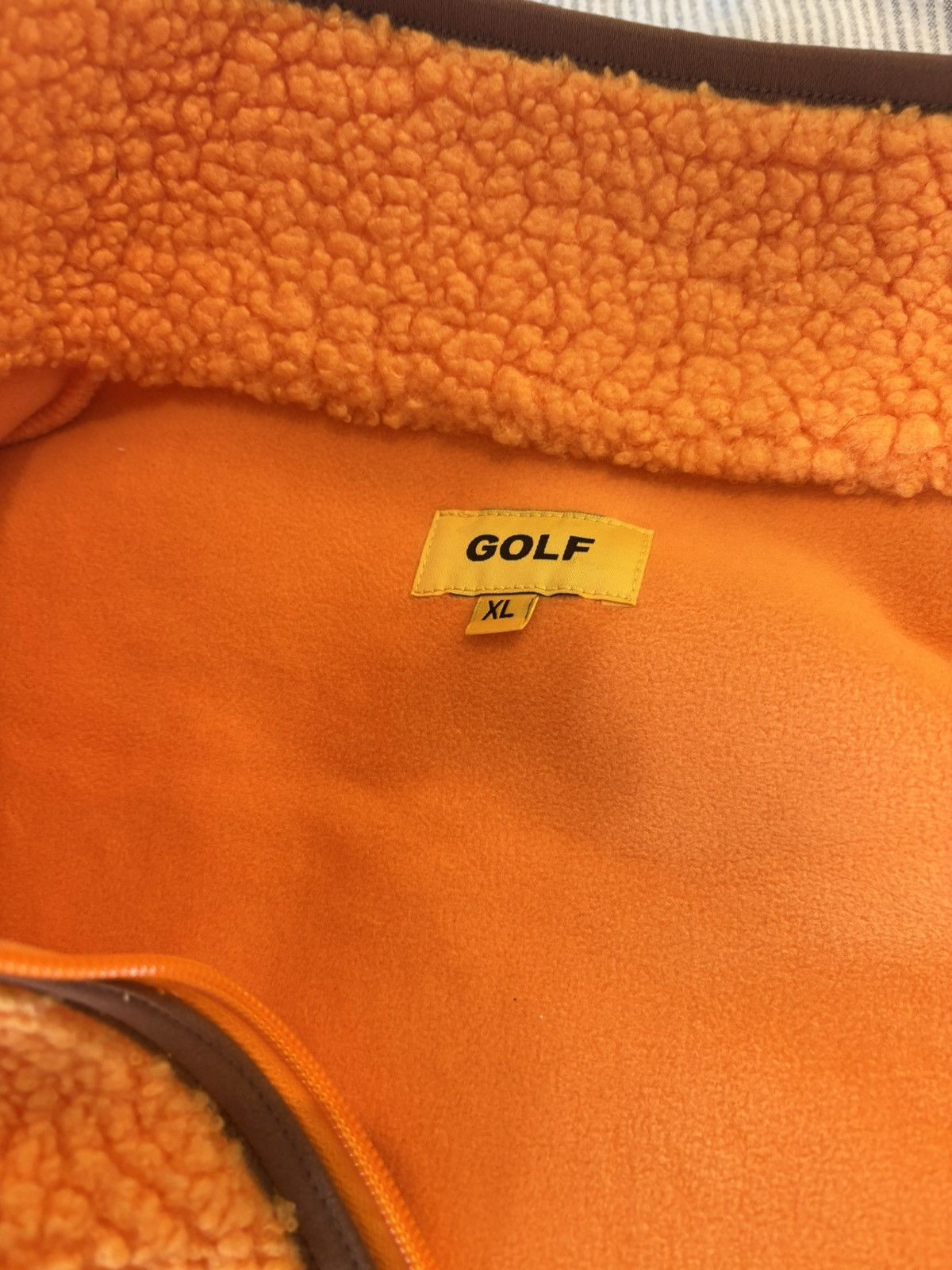 Golf Wang Golf Wang Warm Sherpa Fleece Yellow/Orange Jacket Size US XL / EU 56 / 4 - 7 Thumbnail