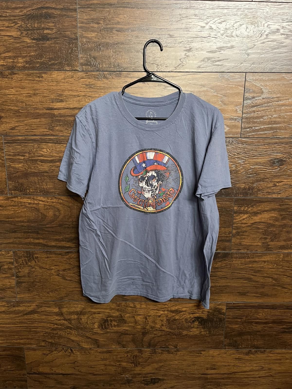 Designer Sun Dog Grateful Dead T-shirt - Uncle Same Skeleton Tee -L Size US L / EU 52-54 / 3 - 1 Thumbnail
