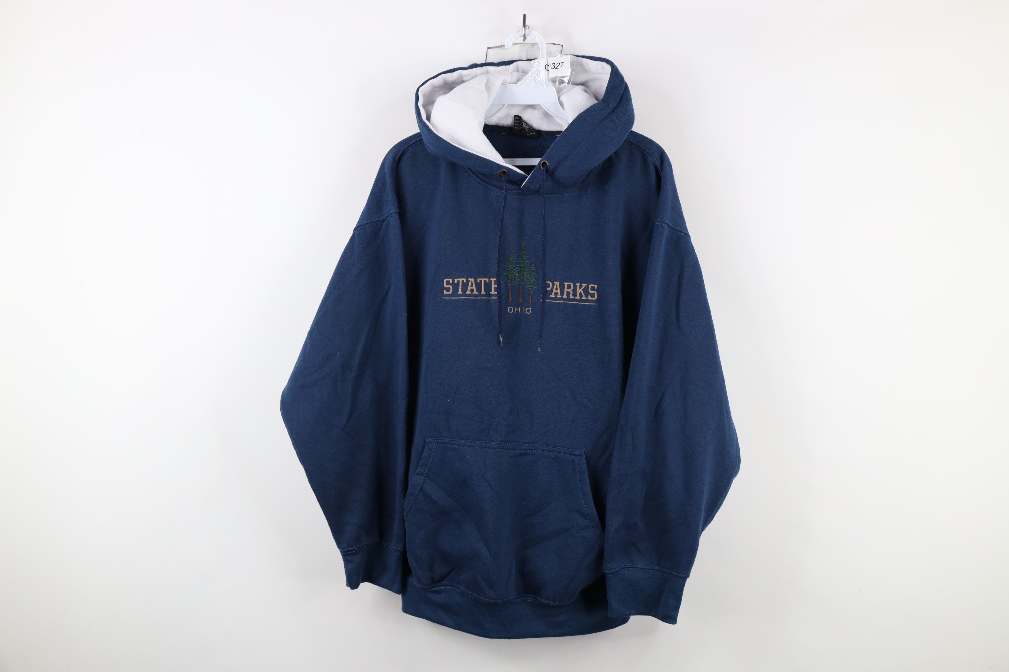 Vintage Vintage 90s Spell Ohio State Parks Hoodie Sweatshirt Blue Size US L / EU 52-54 / 3 - 1 Thumbnail