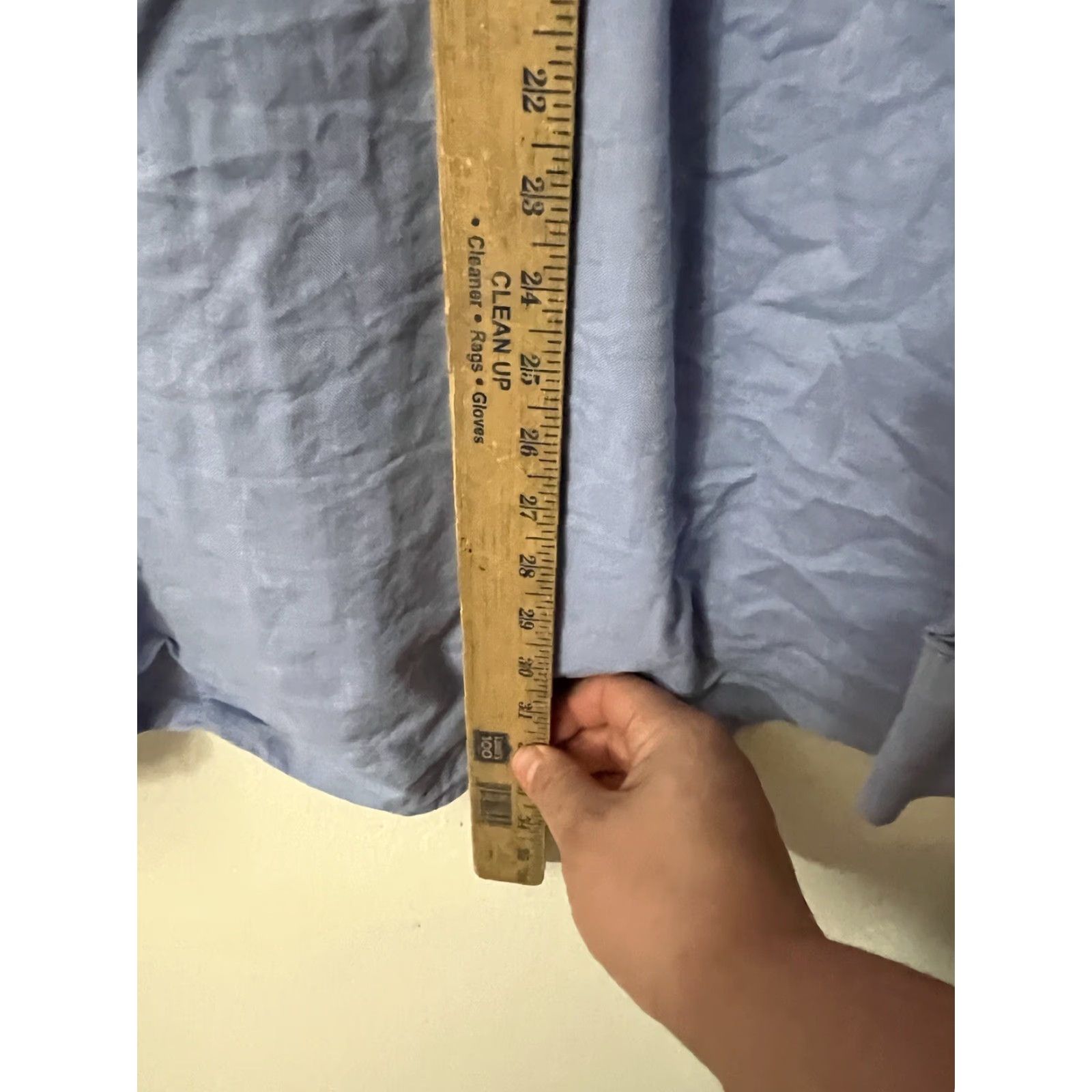 Nautica Nautica Shirt Mens 2X Button-Front Solid Blue Long Sleeve Casual Big & Tall Mens Size US XXL / EU 58 / 5 - 4 Thumbnail