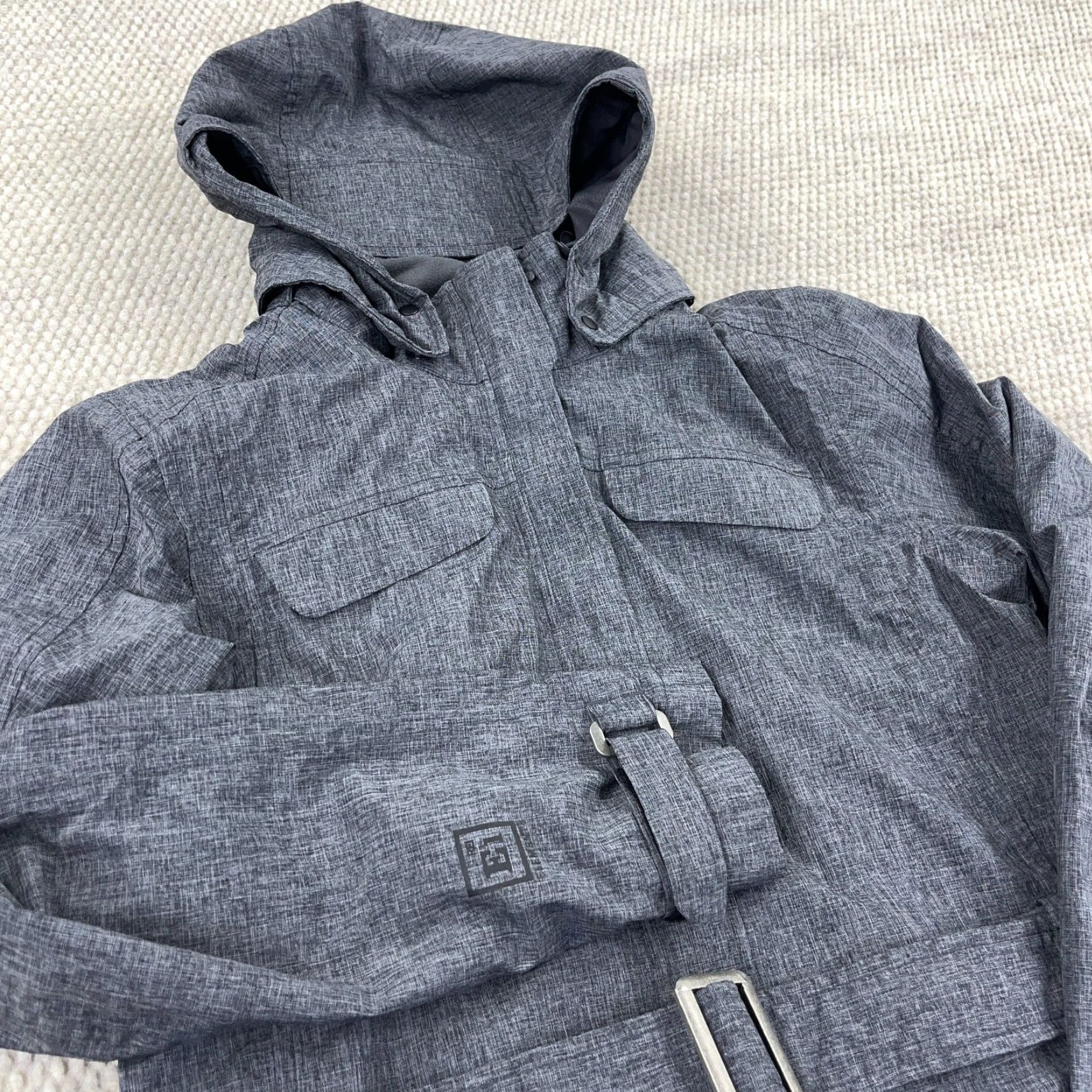 Vintage REI Rain Jacket Women Small Gray Hooded Parka Regular Fit Outdoor Size S / US 4 / IT 40 - 7 Thumbnail