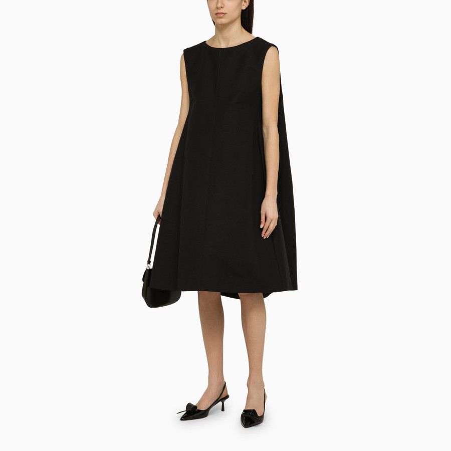 Marni o1d2blof0824 Cotton Dress in Black Size S / US 4 / IT 40 - 2 Thumbnail
