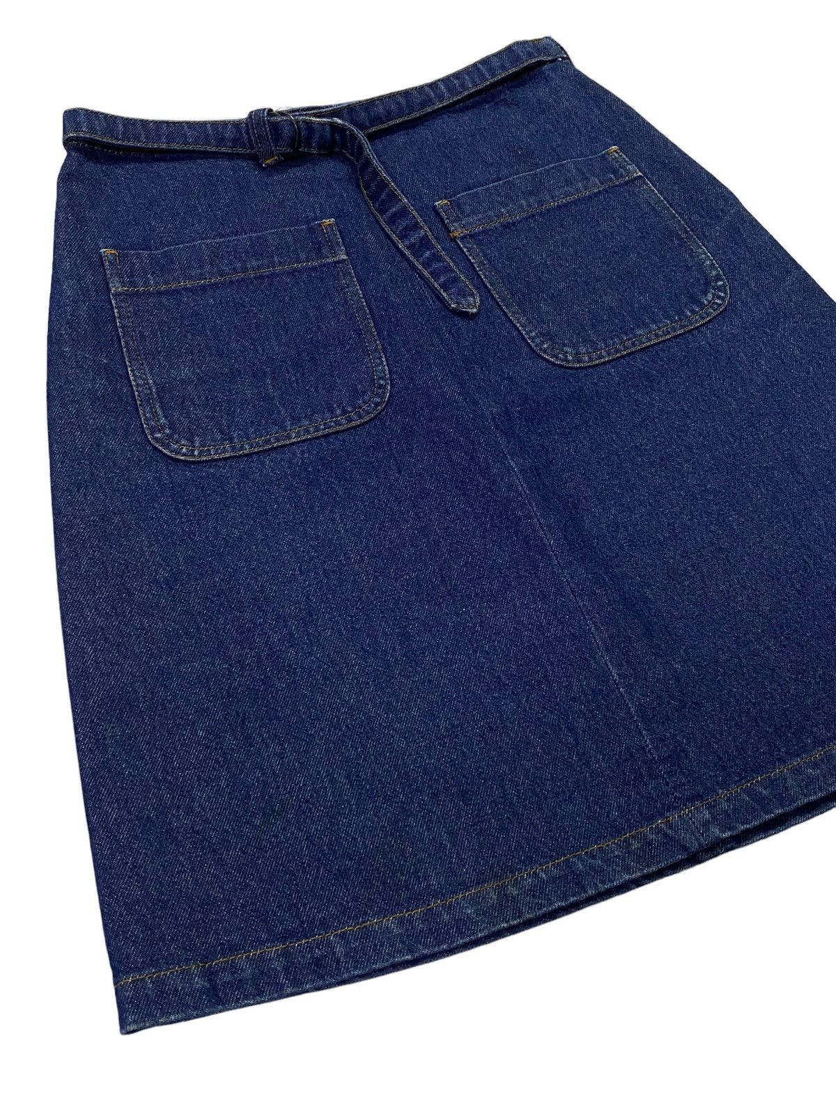 Dries Van Noten Dries Van Noten Patch Pocket Denim Skirt Size 28" / US 6 / IT 42 - 13 Thumbnail