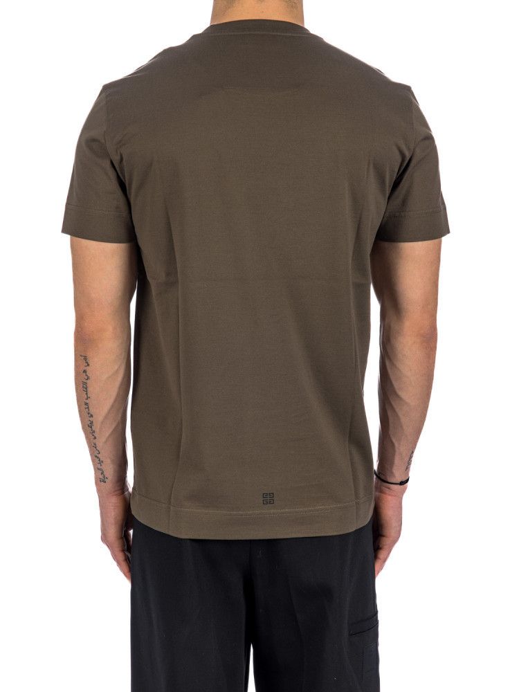 Givenchy o1srvl11e1024 Slim Fit T-Shirt in Brown Size US L / EU 52-54 / 3 - 3 Thumbnail
