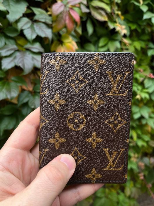 COVER in Monogram canvas and brown leather, silver metal…