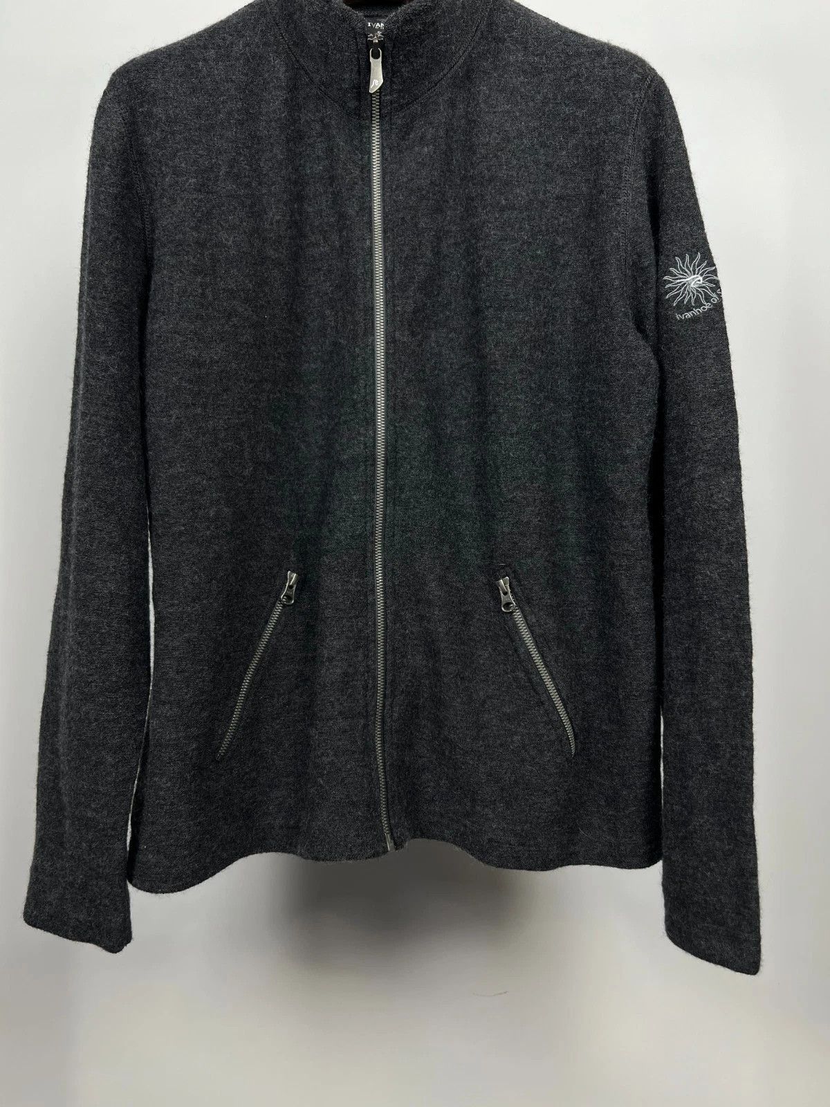 Other Ivanhoe Of Sweden Bella Full Zip Graphite Marl Pullover Size XXL / US 16-18 / IT 52-54 - 2 Thumbnail