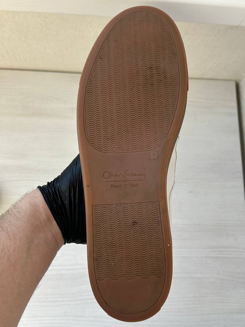 Handmade Oliver Sweeney Tabua 501 Leather Sneakers Handmade Italy Size US 11.5 / EU 44-45 - 12 Thumbnail