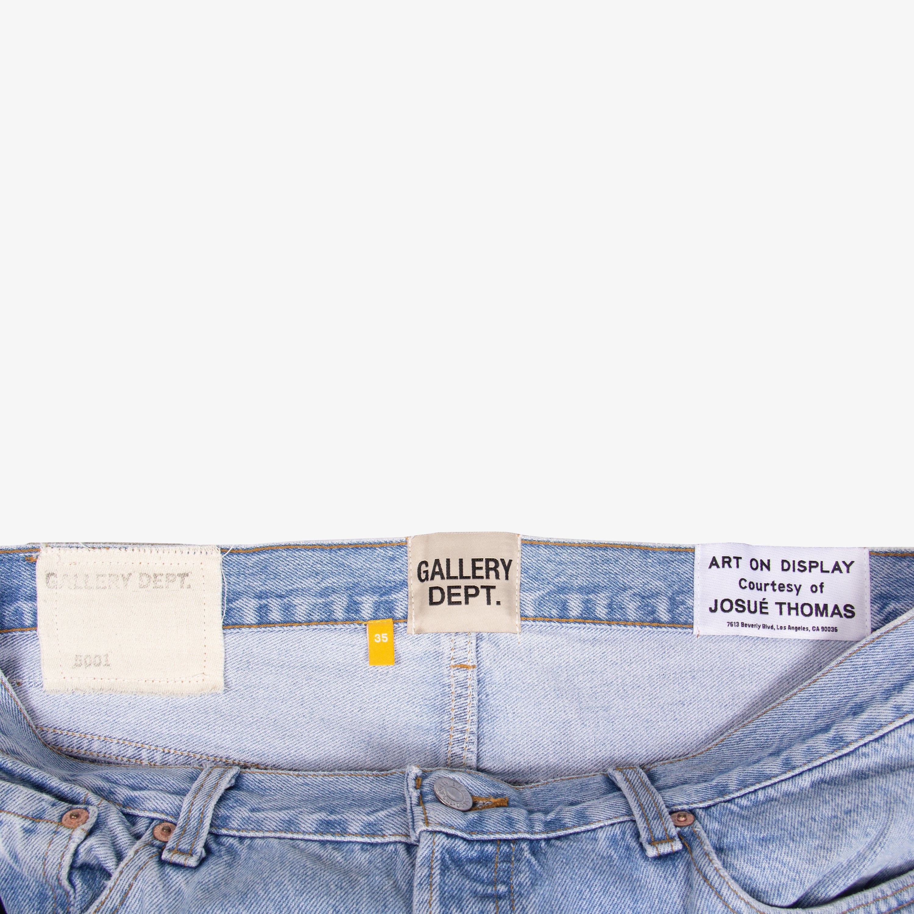 Gallery Dept. GALLERY DEPT 5001 DENIM Size US 35 - 4 Thumbnail