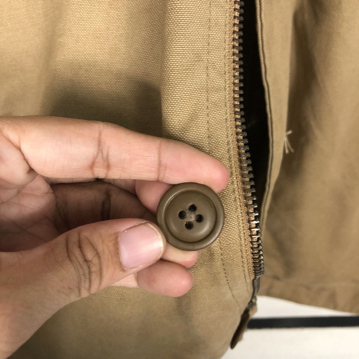 Japanese Brand 📌Vintage Biker Jacket Button Gap Detroit Duck Canvas Size US M / EU 48-50 / 2 - 17 Thumbnail
