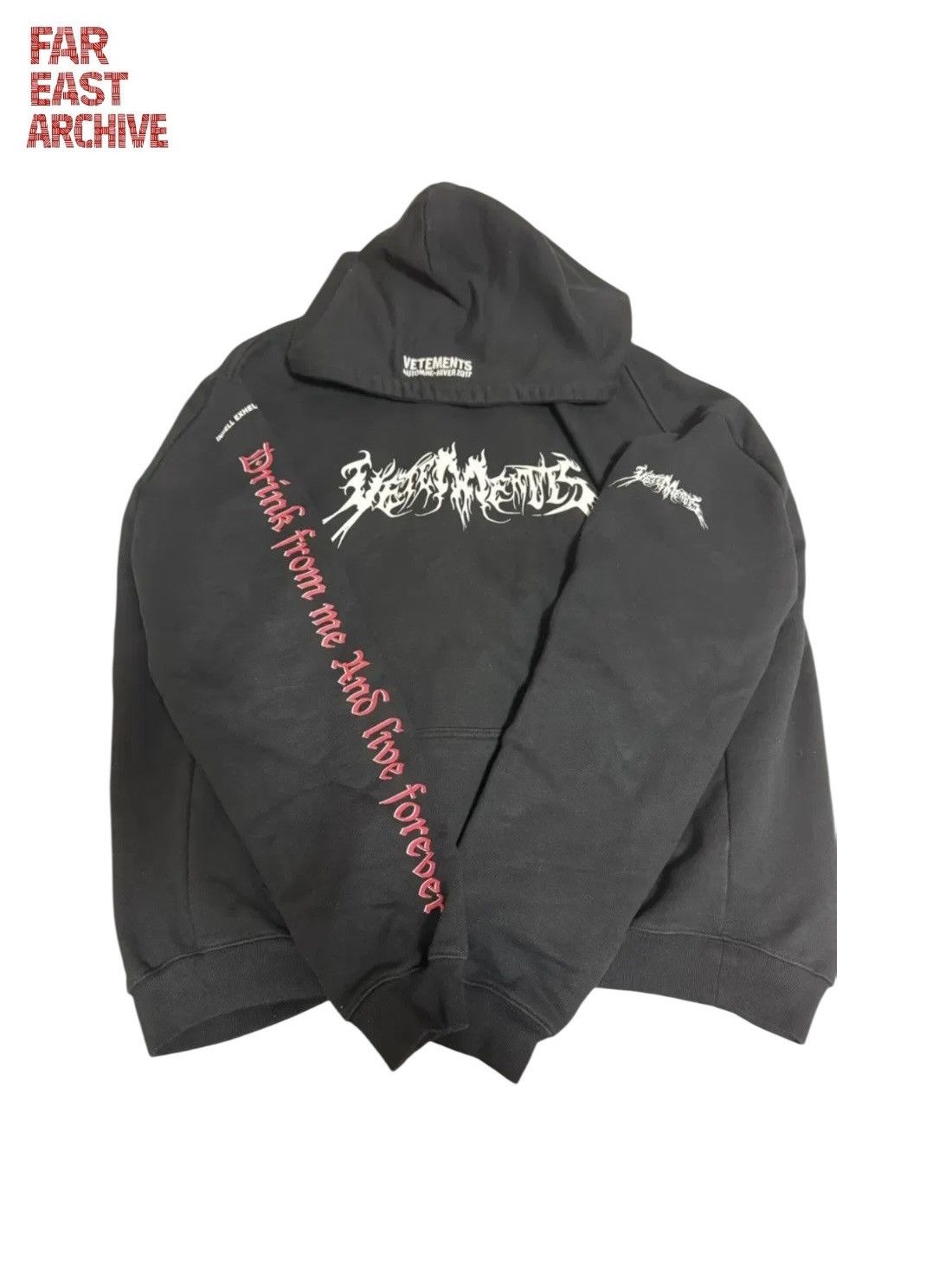 Vetements Vetements Total Fucking Darkness TFD Homme Hoodie Size M