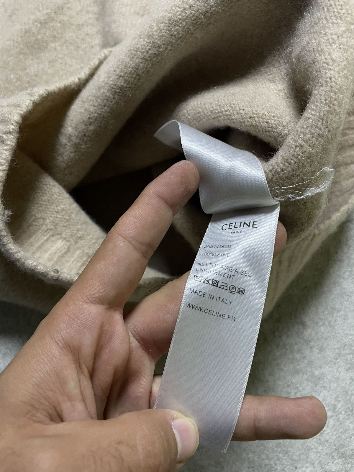 Celine Celin sweater Luxury 100% Laine ⭐️ Size US S / EU 44-46 / 1 - 11 Thumbnail