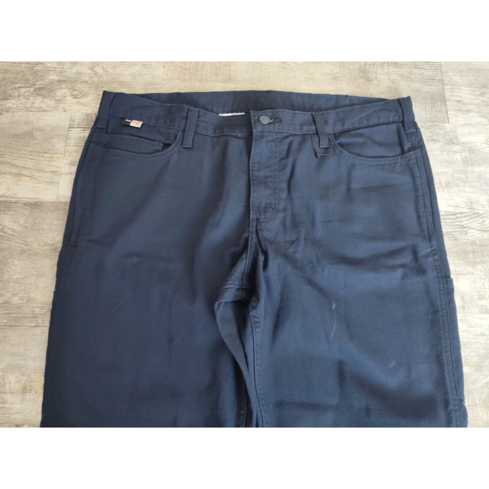 Carhartt Carhartt FR Pants Womens 16 38x30 Blue Flame Resistant Canvas Loose Workwear EUC Size 38" / US 16 / IT 52 - 3 Thumbnail