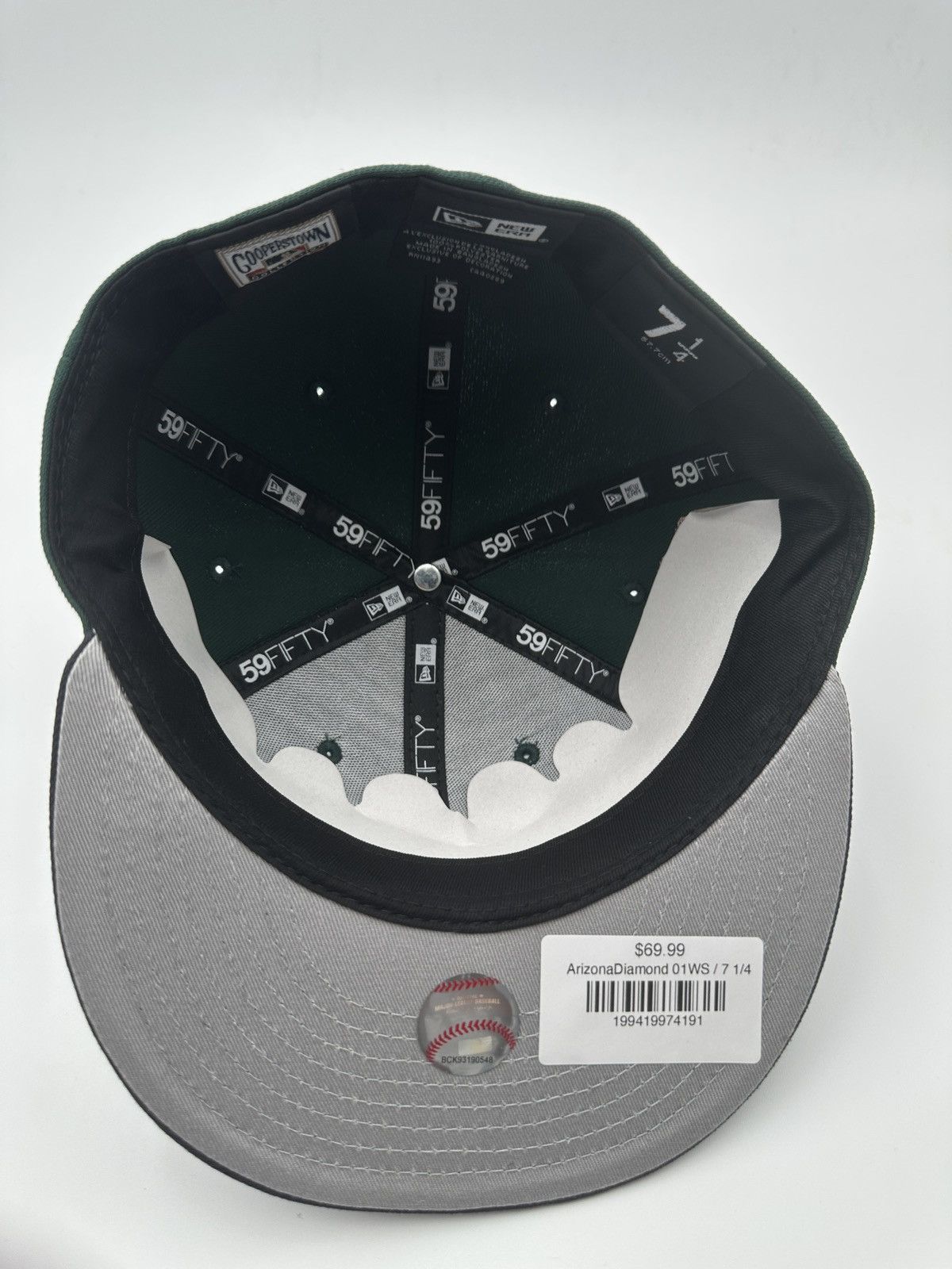 New Era 7 1/4 Arizona Diamondbacks 59FIFTY Fitted 1998 Side Patch Size ONE SIZE - 5 Thumbnail