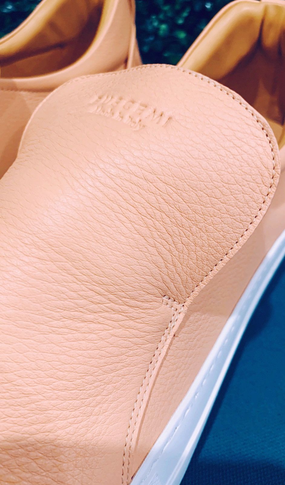 Buscemi BUSCEMI 40MM Skate Skin Leather Slip On Sneakers EU48 (New) Size US 15 / EU 48 - 4 Thumbnail