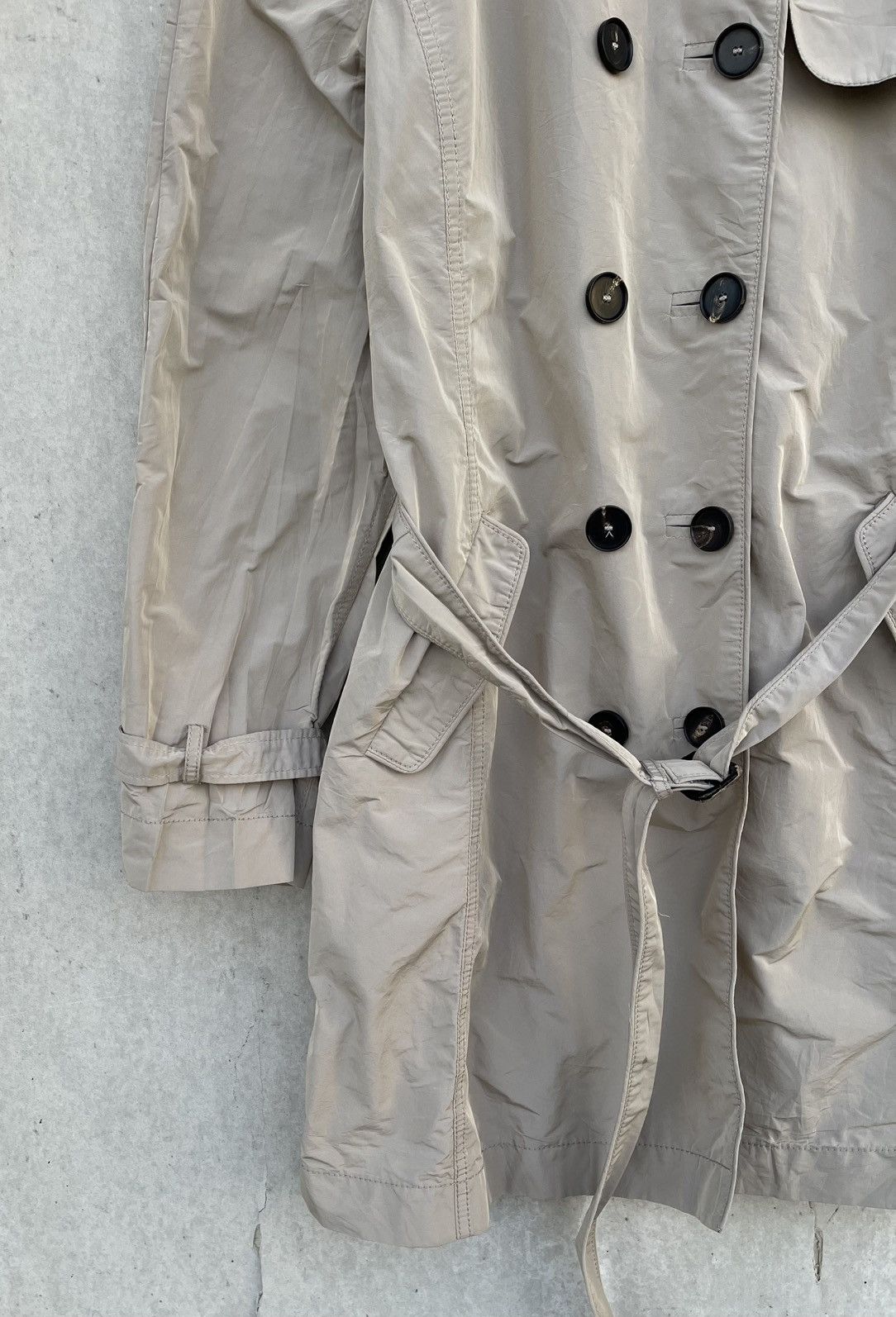 Gerard Darel S/S 2002 GERARD DAREL DOUBLE-BREASTED TRENCH COAT/JACKET Size M / US 6-8 / IT 42-44 - 5 Thumbnail