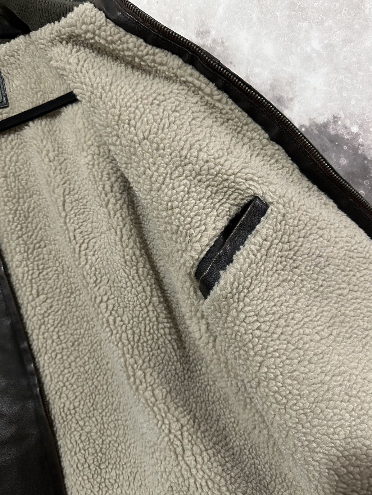 Other Accents Collection Faux Leather Sherpa Jacket Size US L / EU 52-54 / 3 - 10 Thumbnail