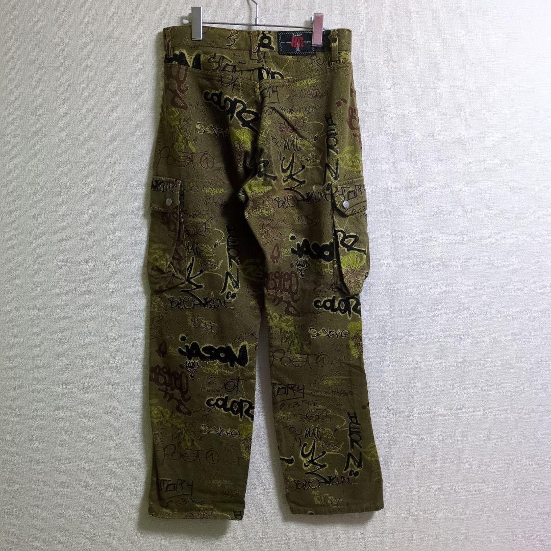 Jean Paul Gaultier Jean Paul Gaultier Graffiti Cargo Pants SS1994 Size US 31 - 2 Thumbnail