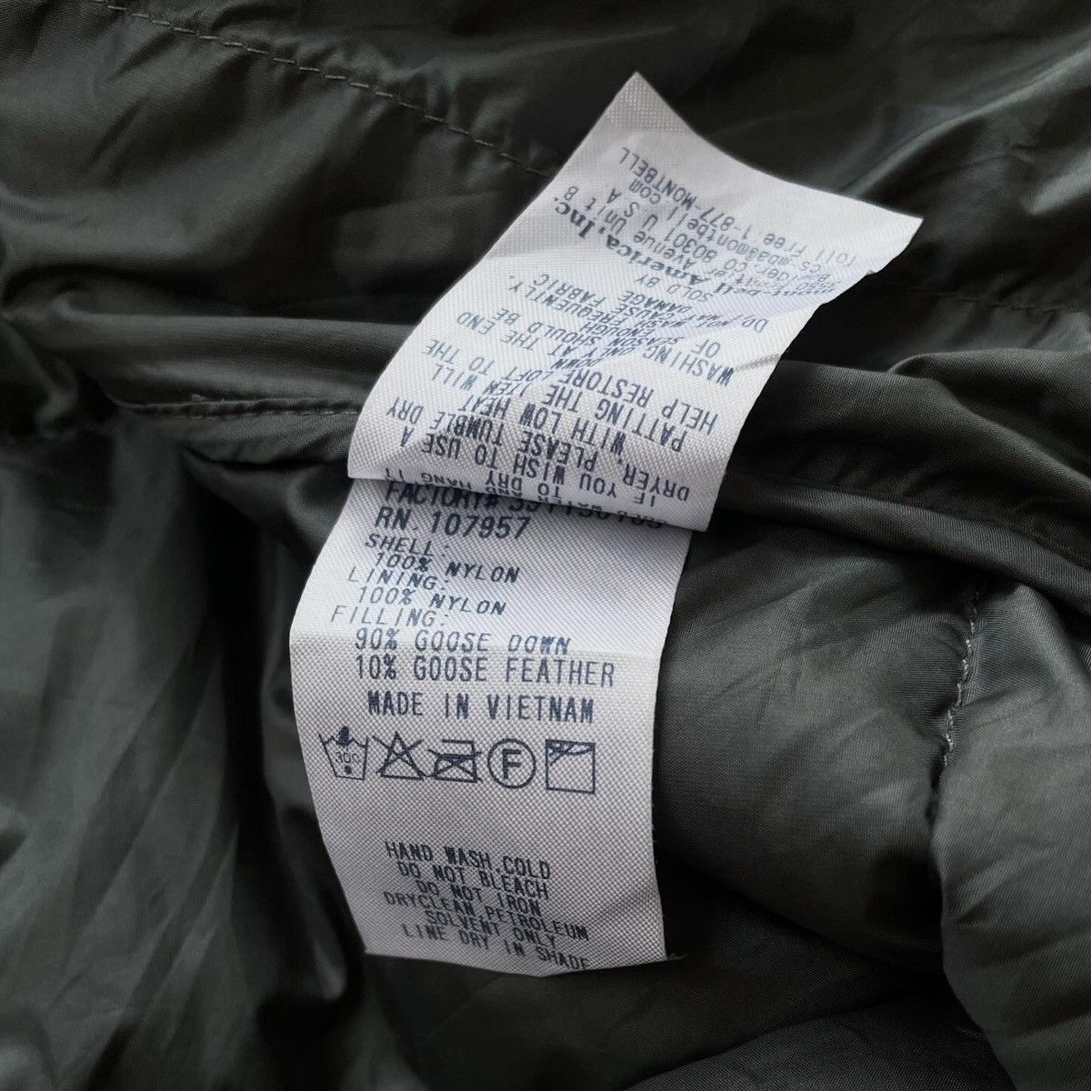 CMF Outdoor Garment 🛒SENDOFFER🛒Montbell Alpine Light Down Jacket Size US M / EU 48-50 / 2 - 8 Thumbnail