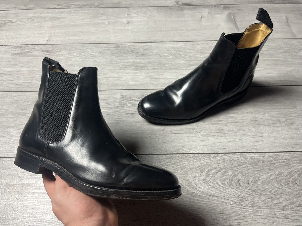 Cowboy Equipment x Loake Hype Vintage Loake Leather Chelsea Boots Cowboy Black Shoes (Size 10.5)