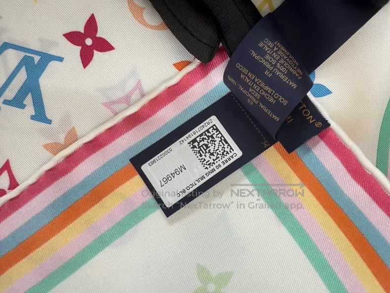 Other Louis Vuitton Takashi Murakami co-branded full logo silk s Size ONE SIZE - 4 Thumbnail