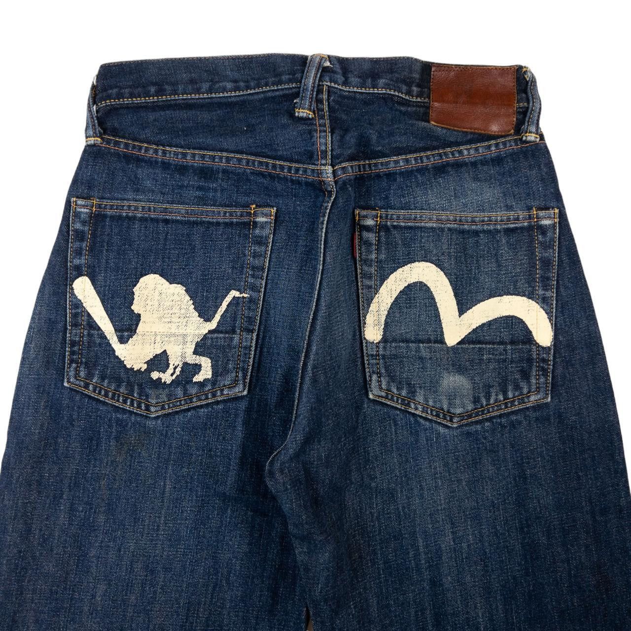 Evisu Vintage Evisu Japanese Monkey Bat Gull Denim Jeans Size W30 Size US 30 / EU 46 - 1 Thumbnail