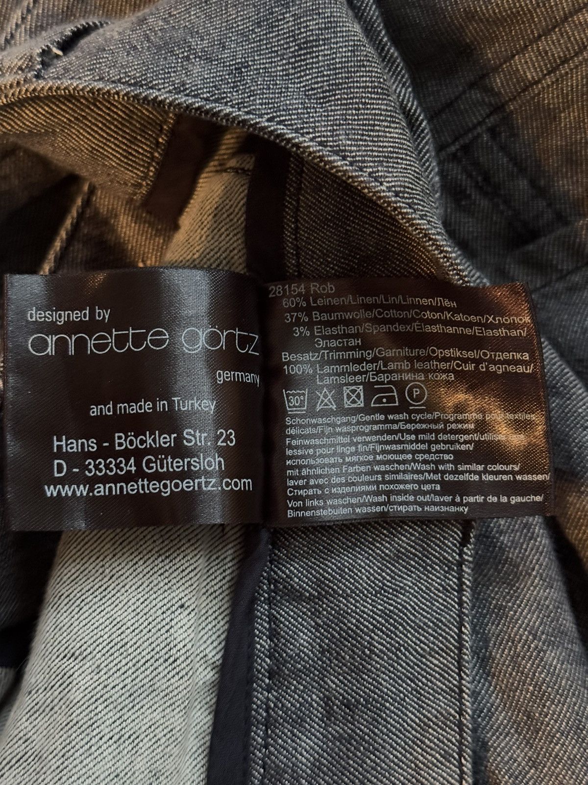Annette Gortz Annette Gortz avant garde denim pants Size 27" / US 4 / IT 40 - 7 Thumbnail