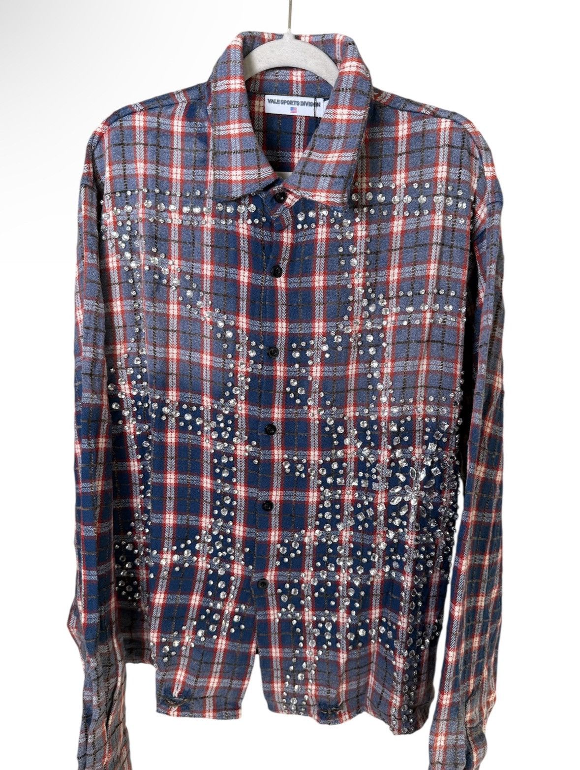 Vale Vale valley button up rhinestone new large Size US L / EU 52-54 / 3 - 1 Thumbnail
