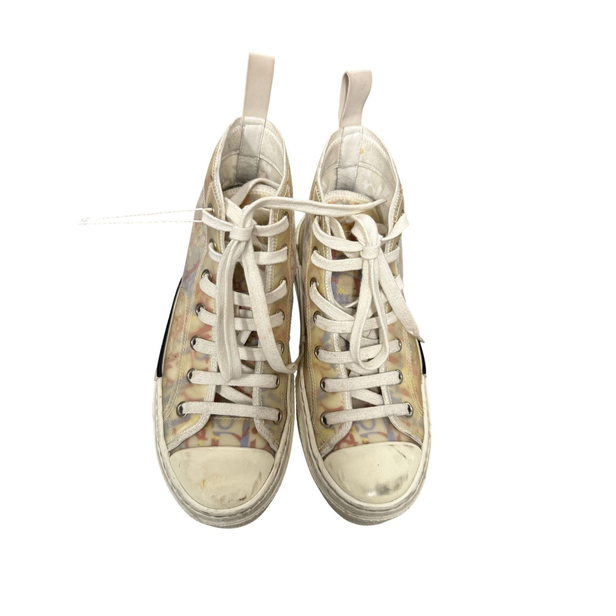 Dior Christian Dior High-Top Sneakers Womens Size 35 Multicolor C Size US 5 / IT 35 - 1 Thumbnail