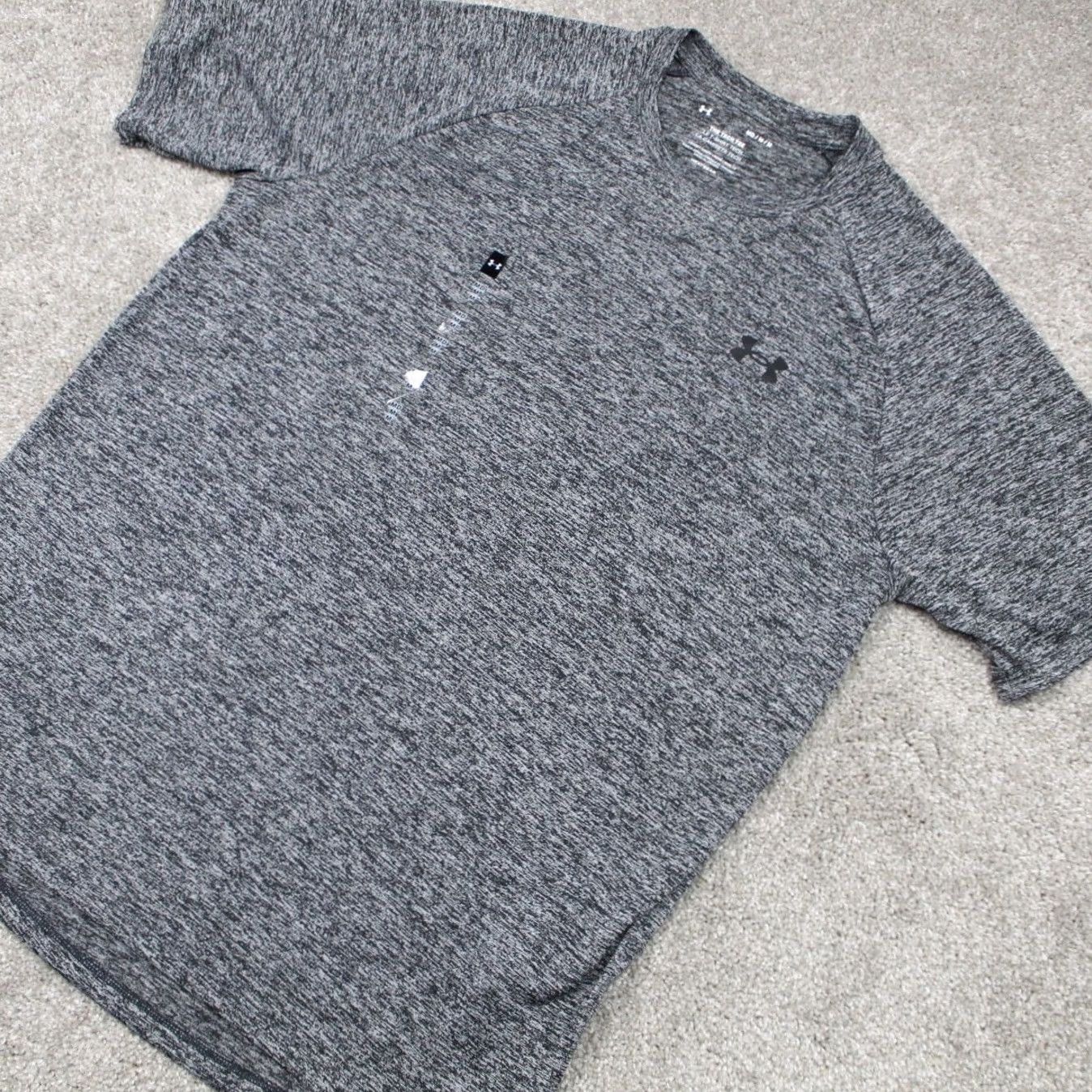 Under Armour Under Armour Tech Tee 2.0 Shirt Mens Medium Gray UA HeatGear Loose Fit S/S T-Shirt NWT Size US M / EU 48-50 / 2 - 3 Thumbnail