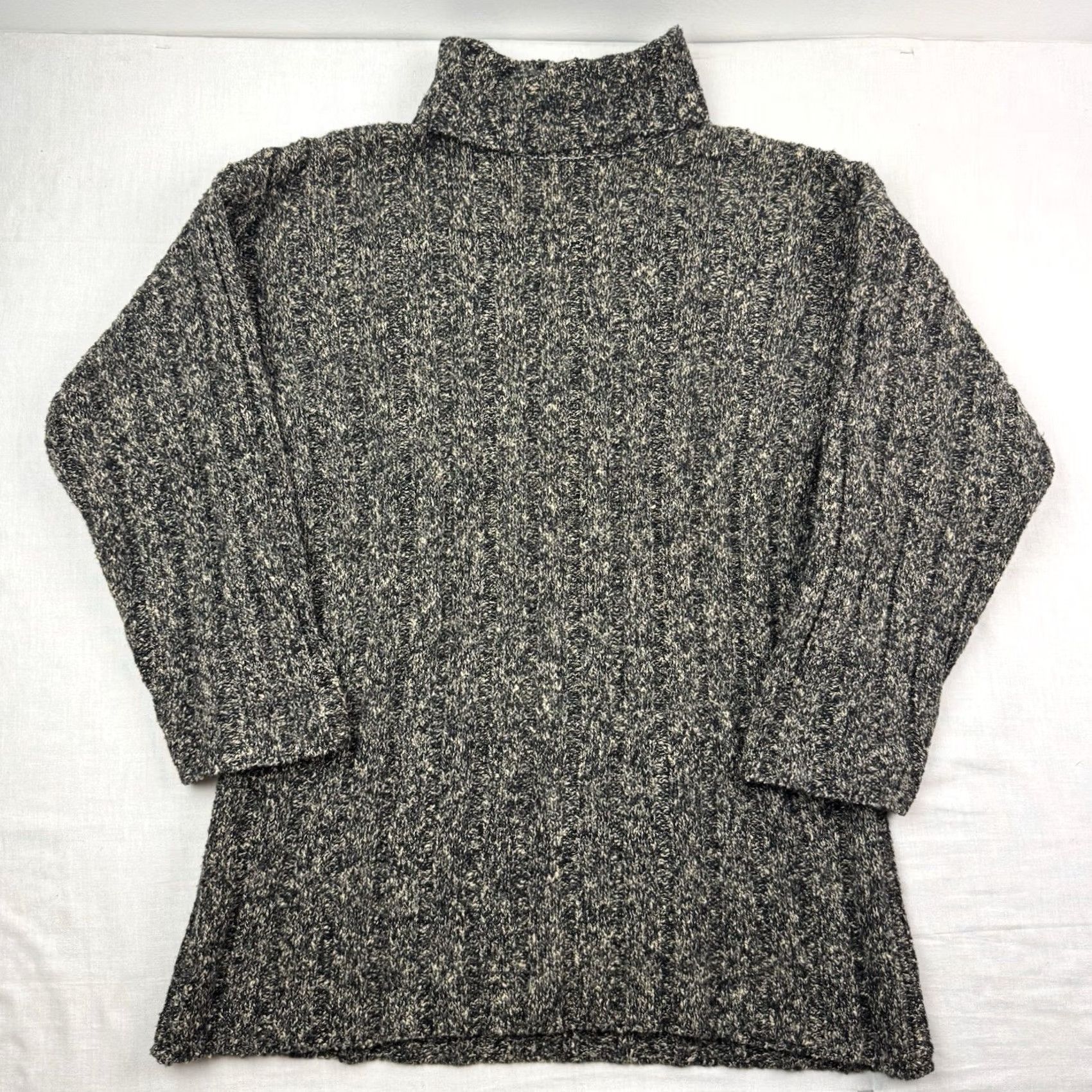 Eddie Bauer VINTAGE Eddie Bauer Turtleneck Sweater Womens Medium Wool Blend Made In USA 90s Brown Size M / US 6-8 / IT 42-44 - 2 Thumbnail