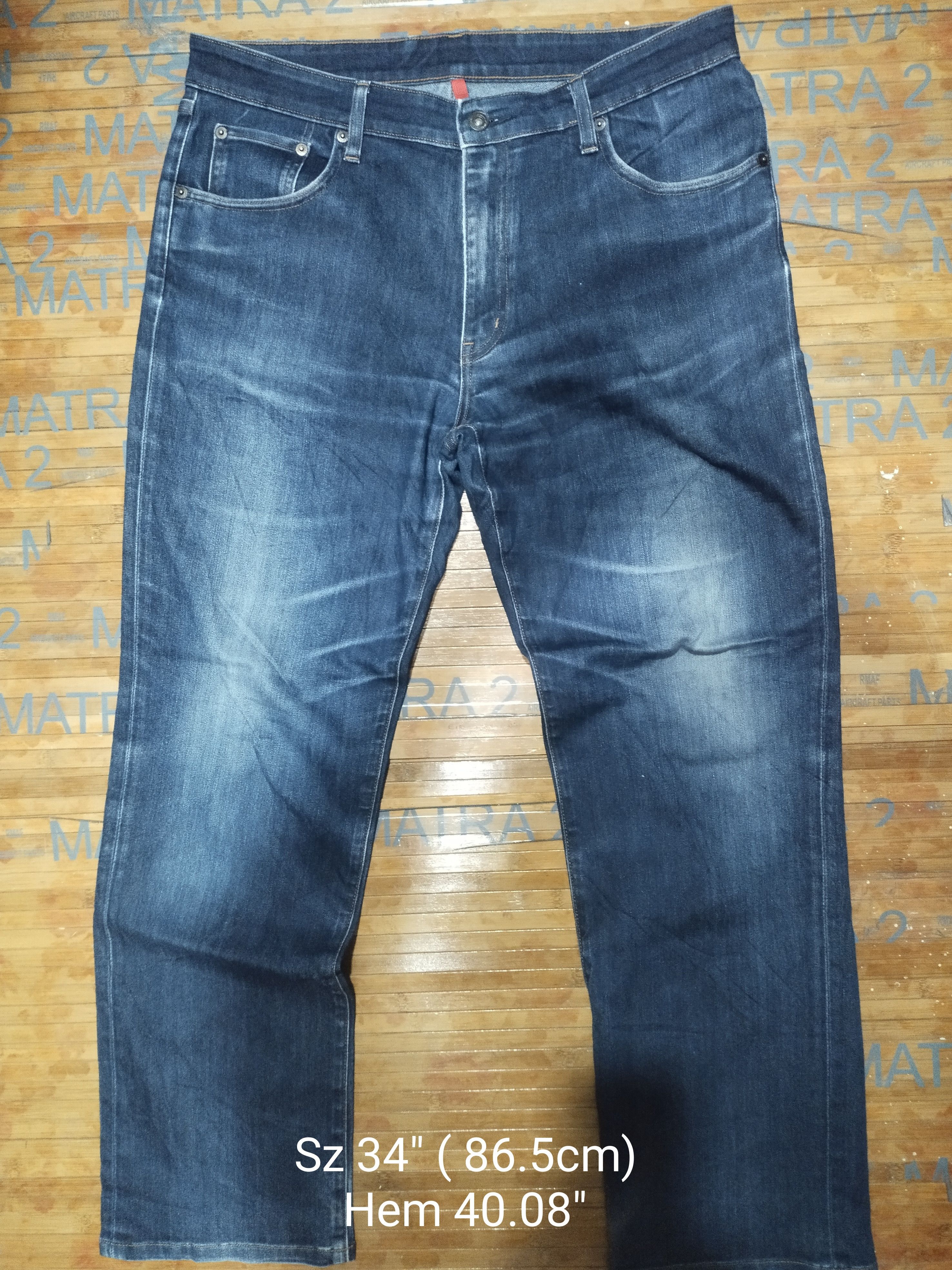 Japanese Brand × Uniqlo × Vintage Jeans Uniqlo Uj Vintage " Blue Denim" Sz 34' Size US 34 / EU 50 - 1 Thumbnail
