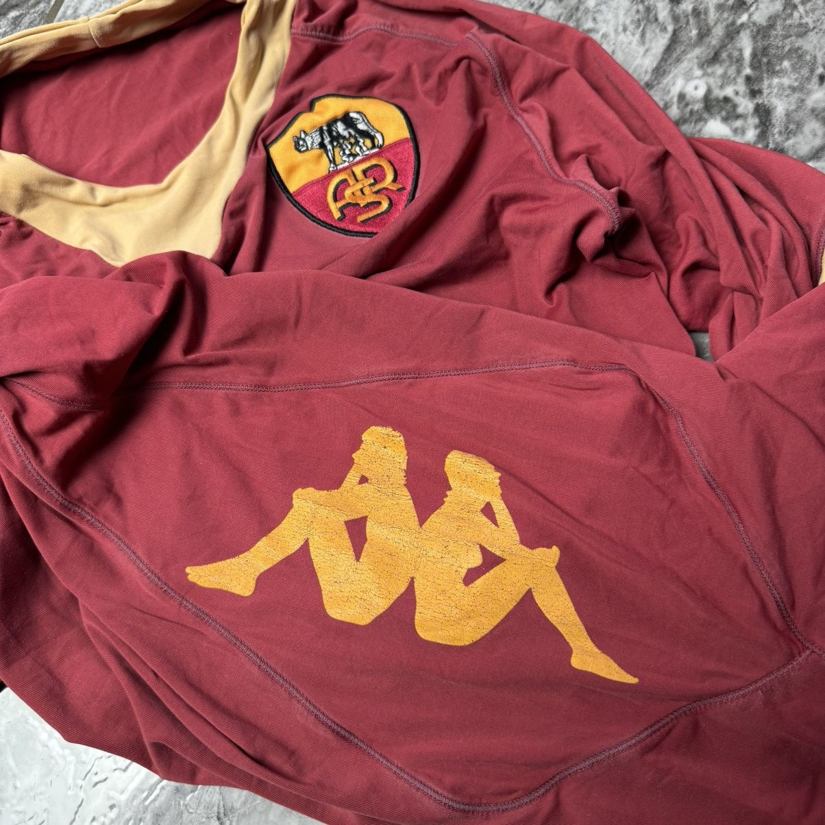 Kappa × Vintage Kappa FC Roma wind vintage soccer jersey Size US M / EU 48-50 / 2 - 12 Thumbnail