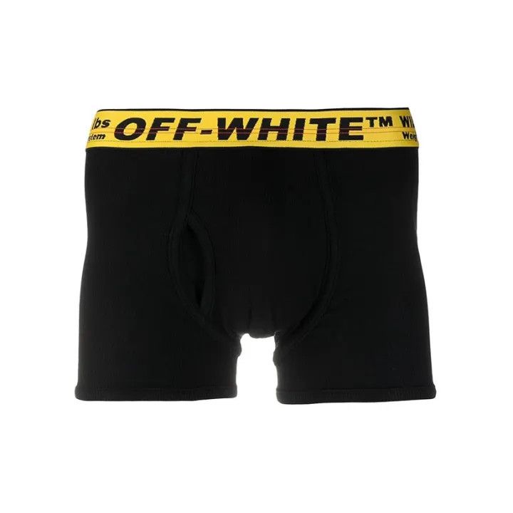 Off-White OFF-WHITE Logo Elastic Boxers for Men 0079 Size US 26 / EU 42 - 1 Thumbnail
