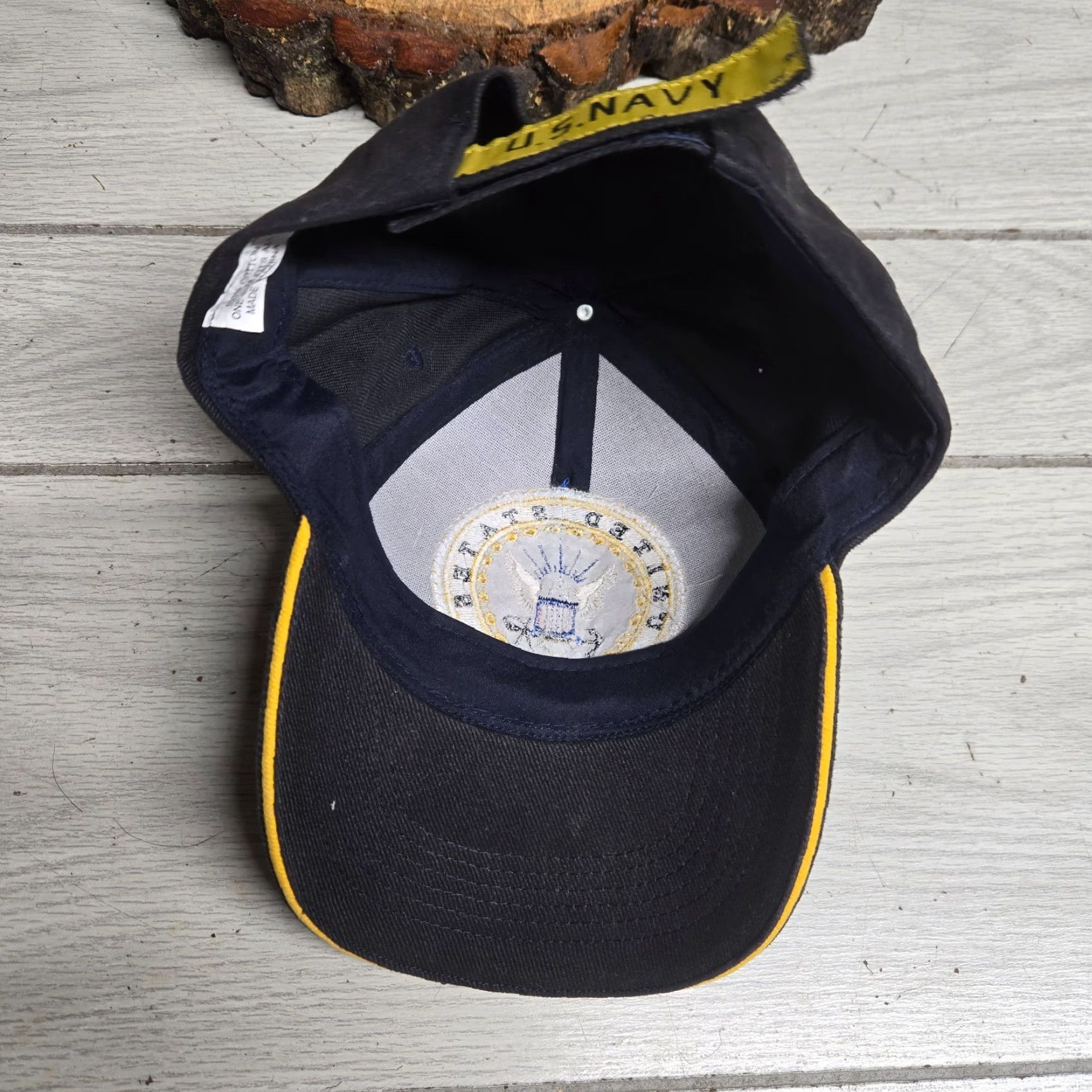 Vintage VINTAGE USA Black Baseball Cap Hat Unisex Adults Adjustable Strapback Summer Spring Fall Size ONE SIZE - 5 Thumbnail