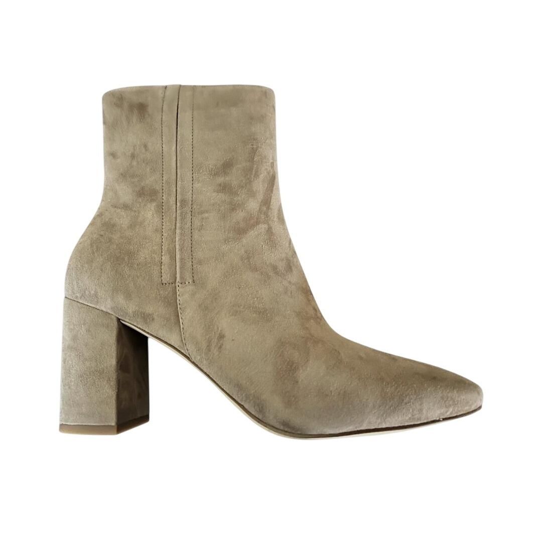 Cole Haan Cole Haan Womens Brown Suede Chrystie Square Toe Block Heel Size US 10 / IT 40 - 1 Thumbnail